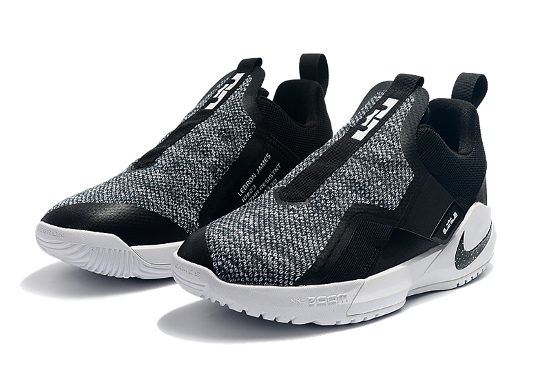 2019 Nike LeBron Ambassador XI Grey Black White - Click Image to Close